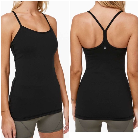 lululemon athletica Tops - Lululemon Power Y Tank *Luon- Black/ Size 6